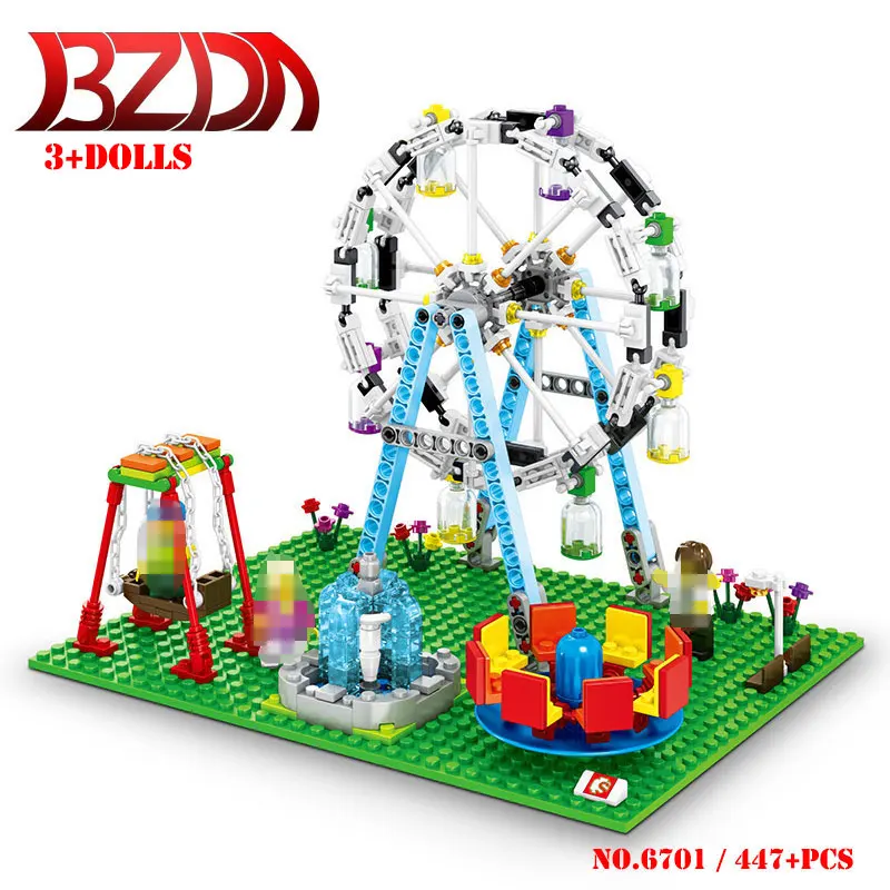 Ferris Wheel Carousel Building Blocks Street View Amusement Park City Creative Children DIY Small Particle Enlightenment Toys
Ferris Wheel Carousel Building Blocks Street View Amusement Park City Creative Children DIY Small Particle Enlightenment Toys