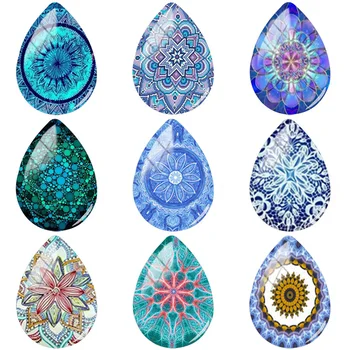TAFREE Mandala Flower Picture 18x25mm Handmade Tear Drop Shape Fashionable Glass Cabochon Dome Flat Back Jewelry Making TD01 
TAFREE Mandala Flower Picture 18x25mm Handmade Tear Drop Shape Fashionable Glass Cabochon Dome Flat Back Jewelry Making TD01