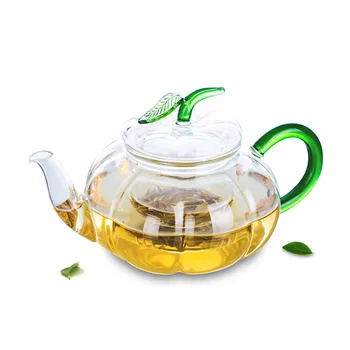 1x 690ml Pumpkin-shaped Heat-Resisting Clear Glass Teapot Water Coffee Tea Pot with infuser and Lid
1x 690ml Pumpkin-shaped Heat-Resisting Clear Glass Teapot Water Coffee Tea Pot with infuser and Lid