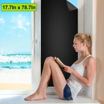 LUCKYYJ Privacy window shading film Vinyl Removable self-adhesive matte black window sticker Anti-ultraviolet 100% shading film
LUCKYYJ Privacy window shading film Vinyl Removable self-adhesive matte black window sticker Anti-ultraviolet 100% shading film