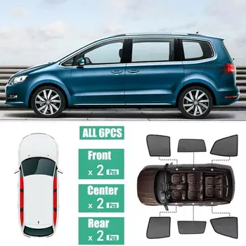 For VW Sharan 2012-2018 6Pcs Windows Sunshade UV Ray Protector Mesh Block Privacy Visor 
For VW Sharan 2012-2018 6Pcs Windows Sunshade UV Ray Protector Mesh Block Privacy Visor