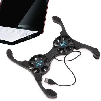 Folding USB Dual Fan Cooler Cooling Pad Stand for PC MAC Laptop Notebook Macbook
Folding USB Dual Fan Cooler Cooling Pad Stand for PC MAC Laptop Notebook Macbook