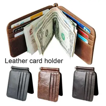 Credit Card Holder Purse Pocket Bag Cash Men Gift Leather Multifunction Creative Thin Business Money 
Credit Card Holder Purse Pocket Bag Cash Men Gift Leather Multifunction Creative Thin Business Money