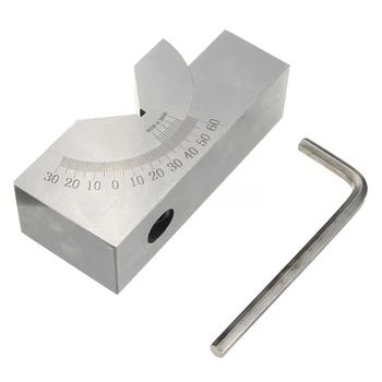 75x25x32mm Precision Mini Adjustable Angle V Block Milling 0 Degree To 60 Degree
75x25x32mm Precision Mini Adjustable Angle V Block Milling 0 Degree To 60 Degree