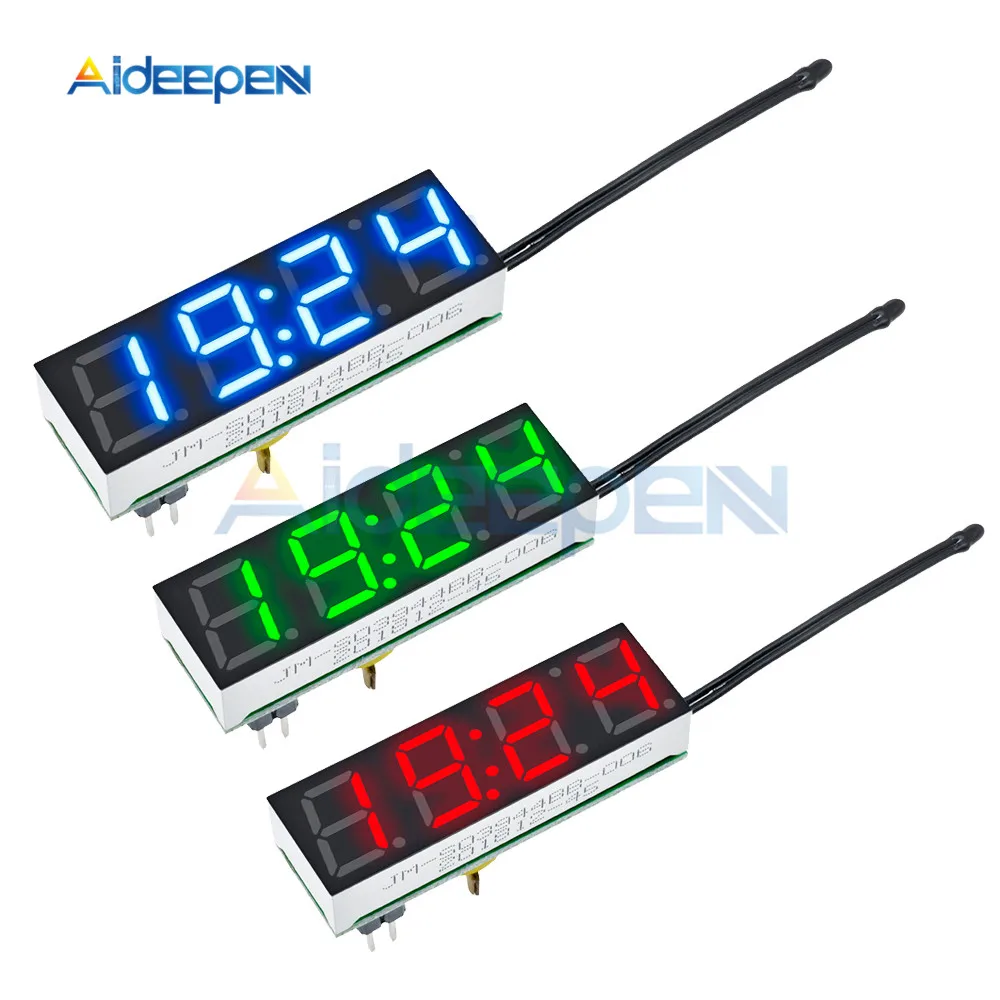 Red Blue Green 3 In 1 LED DS3231 DS3231SN Digital Clock Temperature Voltage Module Time Thermometer Voltmeter Board DC 5V-30V
Red Blue Green 3 In 1 LED DS3231 DS3231SN Digital Clock Temperature Voltage Module Time Thermometer Voltmeter Board DC 5V-30V