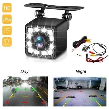 Car Rear View Camera 4 LED Night Lights Backup Camara Recorders Reverse Camera Night Vision Full HD Lens 2.5mm Black Box & Cable
Car Rear View Camera 4 LED Night Lights Backup Camara Recorders Reverse Camera Night Vision Full HD Lens 2.5mm Black Box & Cable