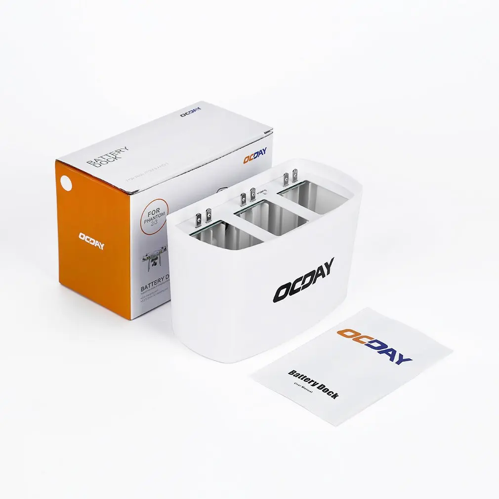 OCDAY 3 in 1 3 Port Battery Dock Battery Charger LED indicators Intelligent charging management for DJI Phantom 2 3
OCDAY 3 in 1 3 Port Battery Dock Battery Charger LED indicators Intelligent charging management for DJI Phantom 2 3