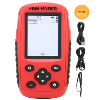 Waterproof Fish Finder 50M Water Depth Echo Sounder Fish Finder with Wireless Sonar Sensor LCD Display Screen Fish Finder
Waterproof Fish Finder 50M Water Depth Echo Sounder Fish Finder with Wireless Sonar Sensor LCD Display Screen Fish Finder