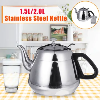 2.0L Stainless Steel Coffee Kettle with Filter Gooseneck Coffee Pot Teapot Water Kettle for Kitchen Stovetop Induction Cooker
2.0L Stainless Steel Coffee Kettle with Filter Gooseneck Coffee Pot Teapot Water Kettle for Kitchen Stovetop Induction Cooker