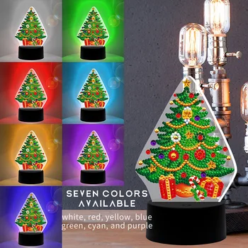 DIY Diamond Painting LED Light DIY Craft Cross Embroidery Christmas Tree Embroidery Eco-friendly Night Lamp Needlework
DIY Diamond Painting LED Light DIY Craft Cross Embroidery Christmas Tree Embroidery Eco-friendly Night Lamp Needlework