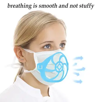 3D Mouth Mask Support Breathing Assist Help Mask Inner Cushion Bracket Silicone Reusable Mask Holder Mask Bracket Face Skin Care
3D Mouth Mask Support Breathing Assist Help Mask Inner Cushion Bracket Silicone Reusable Mask Holder Mask Bracket Face Skin Care