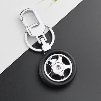 Universal Hot Rotatable Tire Keychain Keyring Funny Creative Classic Car Wheel Style Metal Key Ring Mini Cute Gift
Universal Hot Rotatable Tire Keychain Keyring Funny Creative Classic Car Wheel Style Metal Key Ring Mini Cute Gift