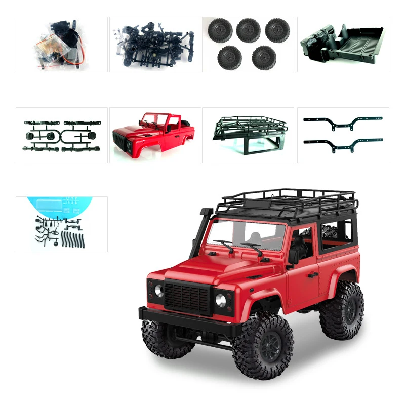 Hot 1Set 2 Type Model D90 1:12 Scale Rc Crawler Car 2.4G 4Wd Remote Control Truck Toys Unassembled Kit Defender Pickup
Hot 1Set 2 Type Model D90 1:12 Scale Rc Crawler Car 2.4G 4Wd Remote Control Truck Toys Unassembled Kit Defender Pickup