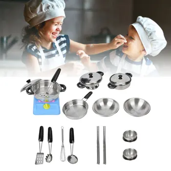 20 Pieces Children Mini Kitchen Toy Cookware Pot Pan Kids Pretend Cook Play Toy Simulation Kitchen Utensils Toys Children Gift
20 Pieces Children Mini Kitchen Toy Cookware Pot Pan Kids Pretend Cook Play Toy Simulation Kitchen Utensils Toys Children Gift