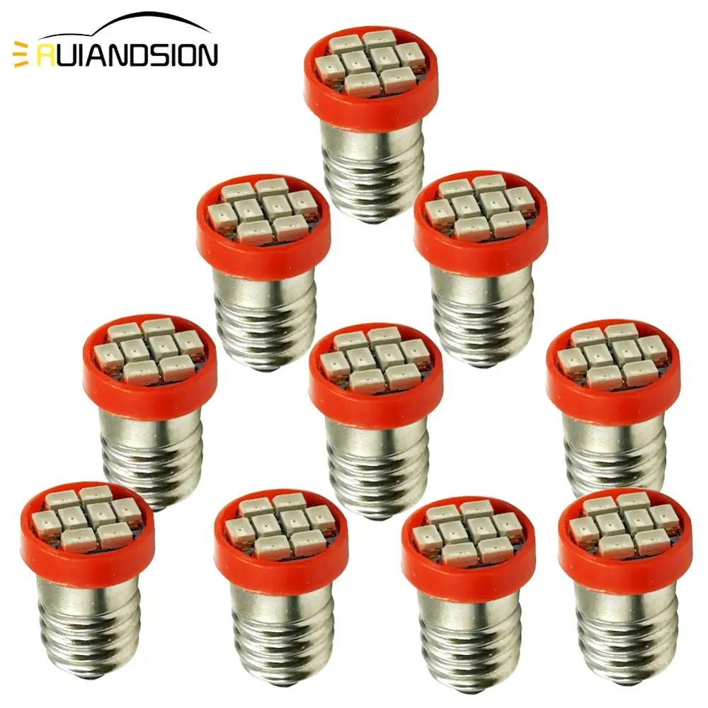 10x E10 Instrument bulb 12V display width bulb reading light E10 24V License Plate White 4300k Red E10 1206 warning Signal lamp
10x E10 Instrument bulb 12V display width bulb reading light E10 24V License Plate White 4300k Red E10 1206 warning Signal lamp