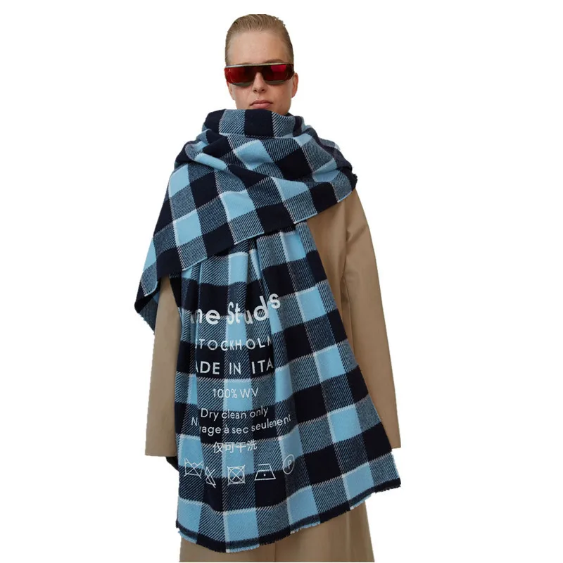 Winter 2019 European and American AC New Type Colour Chequered tassel Imitated Cashmere Female Scarf Warm Lady Shawl Scarf
Winter 2019 European and American AC New Type Colour Chequered tassel Imitated Cashmere Female Scarf Warm Lady Shawl Scarf