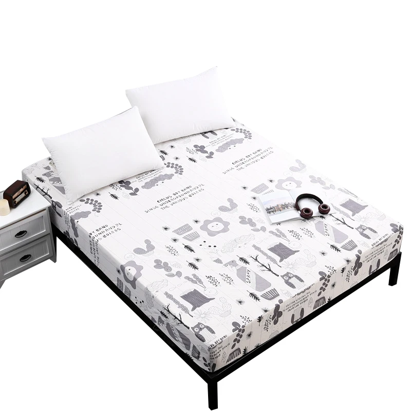 Waterproof Printing Bed Mattress Cover Waterproof Protector Pad Fitted Sheet Separated Water Bed Linens with Elastic Breathable
Waterproof Printing Bed Mattress Cover Waterproof Protector Pad Fitted Sheet Separated Water Bed Linens with Elastic Breathable