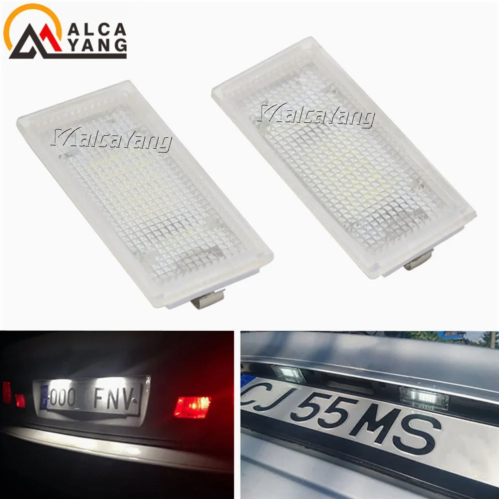 

Auto 12V LED Number License Plate Light Lamps White Led CANBUS Car No Error Car License Plate Lights For BMW E46 4D 1998-2003