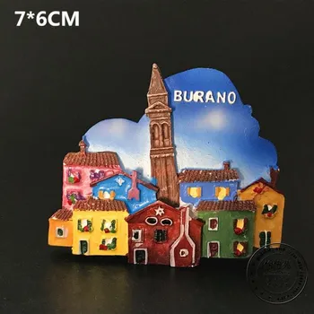 Fashion Refrigerator Pasted Resin Magnet Burano Tourist Souvenir Colorful Island Venice Italy 3D Fridge Landscape Magnet Sticker
Fashion Refrigerator Pasted Resin Magnet Burano Tourist Souvenir Colorful Island Venice Italy 3D Fridge Landscape Magnet Sticker