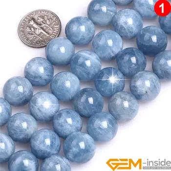 Natural Stone Blue Aaa Grade Aquamarines Round Bead For Jewelry Making Strand 15 Inch Diy Bracelet Necklace Jewelry Beads 6Mm 8M 
Natural Stone Blue Aaa Grade Aquamarines Round Bead For Jewelry Making Strand 15 Inch Diy Bracelet Necklace Jewelry Beads 6Mm 8M