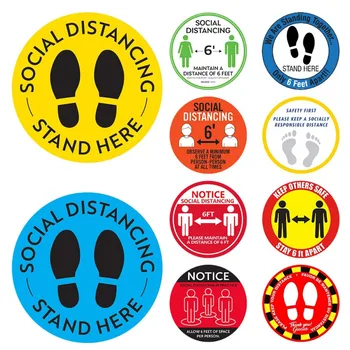 Social Distancing Car Indoor Ground Sticker Safety Floor Sign Marker Anti-Slip Commercial Grade 11" Round 
Social Distancing Car Indoor Ground Sticker Safety Floor Sign Marker Anti-Slip Commercial Grade 11" Round