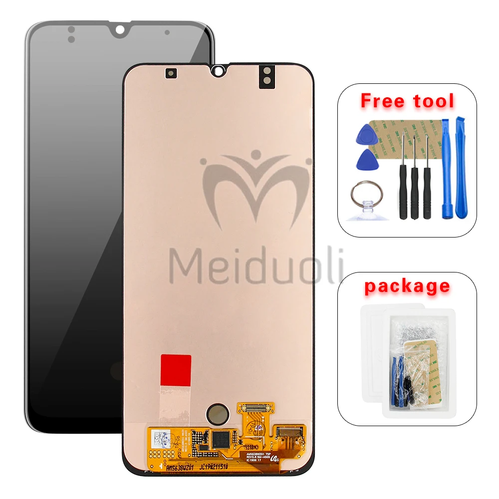 6.4 LCD For Samsung Galaxy A50 A505F/DS A505F A505FD A505A LCD Display Touch Screen Digitizer Assembly With Frame Free tools
6.4 LCD For Samsung Galaxy A50 A505F/DS A505F A505FD A505A LCD Display Touch Screen Digitizer Assembly With Frame Free tools