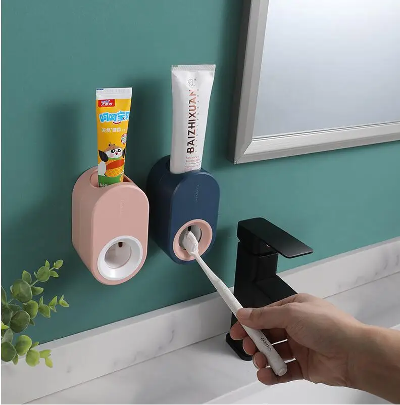 Adhesive automatic toothpaste squeezer set, wall-mounted toothpaste holder, toothbrush rack, wall suction toothpaste squeezer
Adhesive automatic toothpaste squeezer set, wall-mounted toothpaste holder, toothbrush rack, wall suction toothpaste squeezer