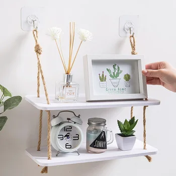 Wooden Storage Rack Hanging Decorative Storage Box Flower Pot Room Storage Rack Wall Book Figurine Display Crafts Shelf Rack 
Wooden Storage Rack Hanging Decorative Storage Box Flower Pot Room Storage Rack Wall Book Figurine Display Crafts Shelf Rack