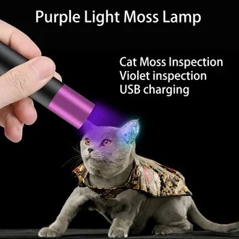 Pet Cat Ringworm Cat Urine Fungus LED UV Test Lamp Flashlight Ultraviolet Fluorescent Agent Test Lamp
Pet Cat Ringworm Cat Urine Fungus LED UV Test Lamp Flashlight Ultraviolet Fluorescent Agent Test Lamp