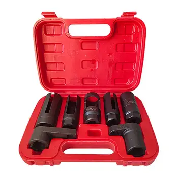 7pcs Oxygen Sensor Socket Remover Tool Set Oxygen Sensor Removal Tool With Carrying Case Box Auto Car Repair Tool Kit Box
7pcs Oxygen Sensor Socket Remover Tool Set Oxygen Sensor Removal Tool With Carrying Case Box Auto Car Repair Tool Kit Box