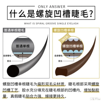 Caramel Spiral Pattern Laser Groove Graft Eyelashes Flat Double-Maojian Air Brown False Eyelashes Glue-Sniffing Eyelashes
Caramel Spiral Pattern Laser Groove Graft Eyelashes Flat Double-Maojian Air Brown False Eyelashes Glue-Sniffing Eyelashes