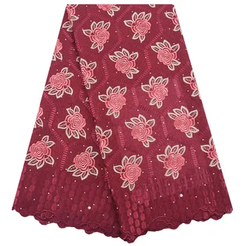 Zhenguiru New Red Swiss voile fabric high quality African fabric beautiful French fabric for women party and wedding Dress A2009
Zhenguiru New Red Swiss voile fabric high quality African fabric beautiful French fabric for women party and wedding Dress A2009