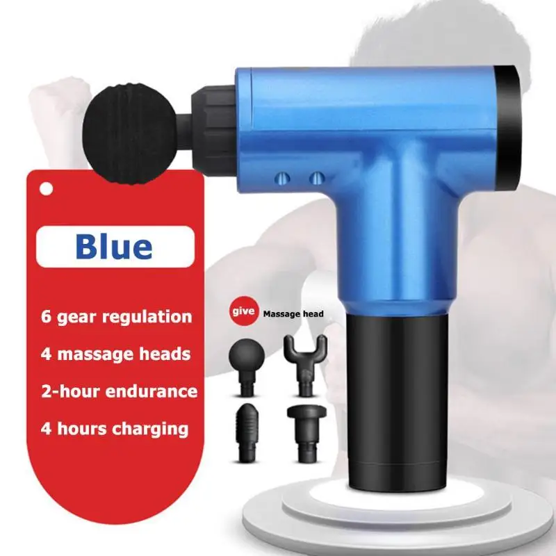 Gym Fitness Muscle Massage Gun Deep Tissue Massager Therapy Gun Body Relaxation Massage Machine Muscle Training Pain Relief 
Gym Fitness Muscle Massage Gun Deep Tissue Massager Therapy Gun Body Relaxation Massage Machine Muscle Training Pain Relief