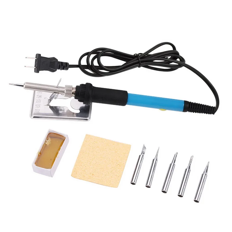 60W EU Plug LCD Digital Display Iron Adjustable Temperature Electric Soldering Iron Welding Rework Repair Tools
60W EU Plug LCD Digital Display Iron Adjustable Temperature Electric Soldering Iron Welding Rework Repair Tools