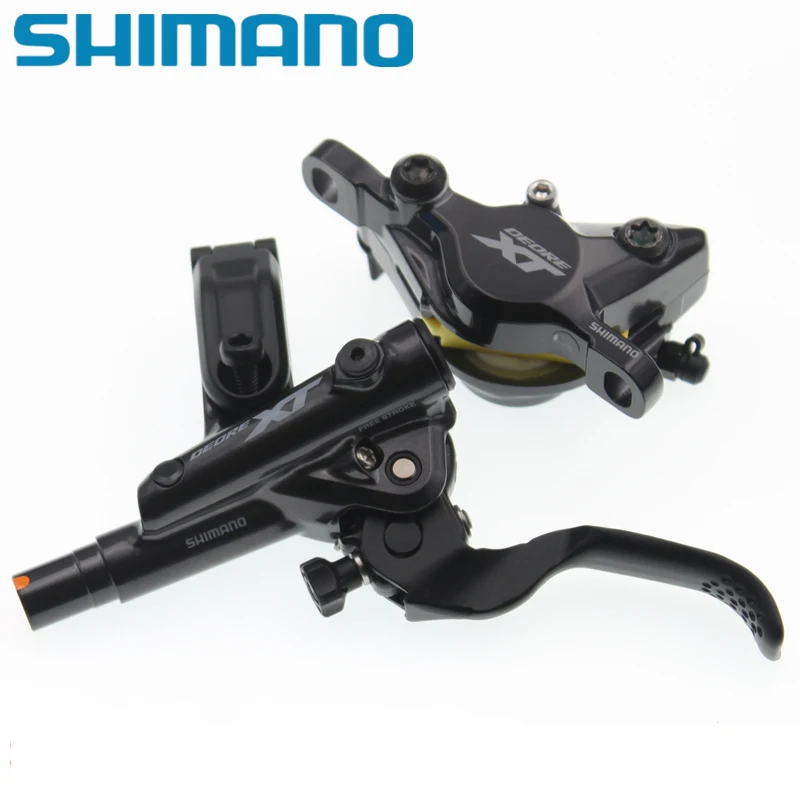 Фото SHIMANO Original box XT M8100 M8000 Brake lever and BR-M8100 clamp with G03A J04C pads BL-MT501 made in japan | Спорт и развлечения