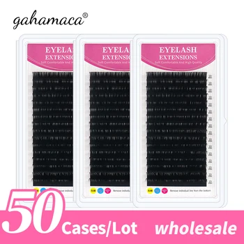 GAHAMACA wholesale faux Mink Lashes Makeup 50 cases/lot Individual Eyelash Premium Mink High Quality Soft Natural False Lashes
GAHAMACA wholesale faux Mink Lashes Makeup 50 cases/lot Individual Eyelash Premium Mink High Quality Soft Natural False Lashes