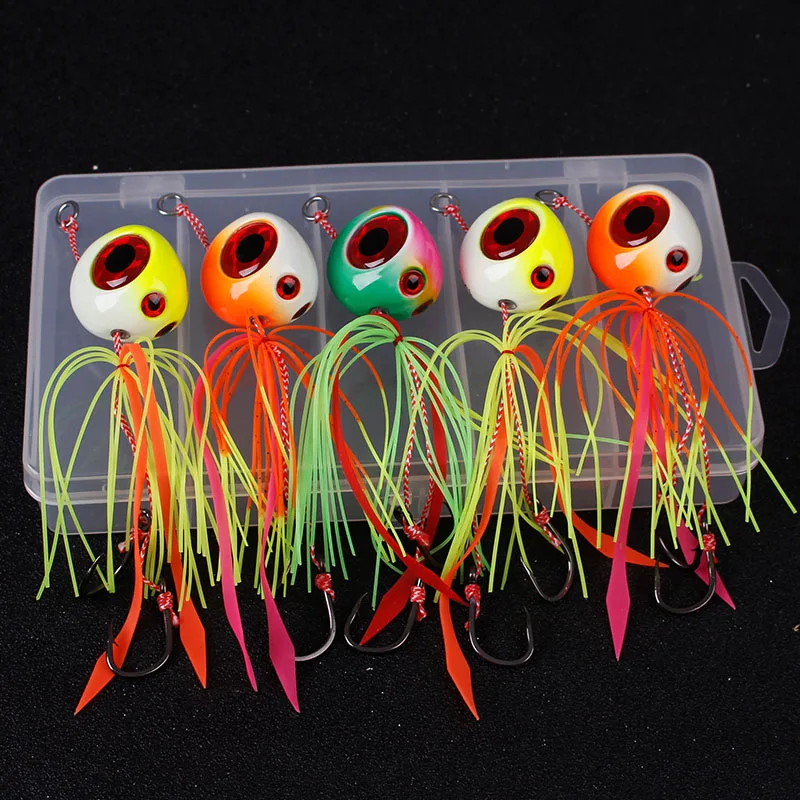 60 г 100 120 150 200 Tai Kabura Slider Мормышка с грузилом свинцовые джиггинговые приманки Ink ku