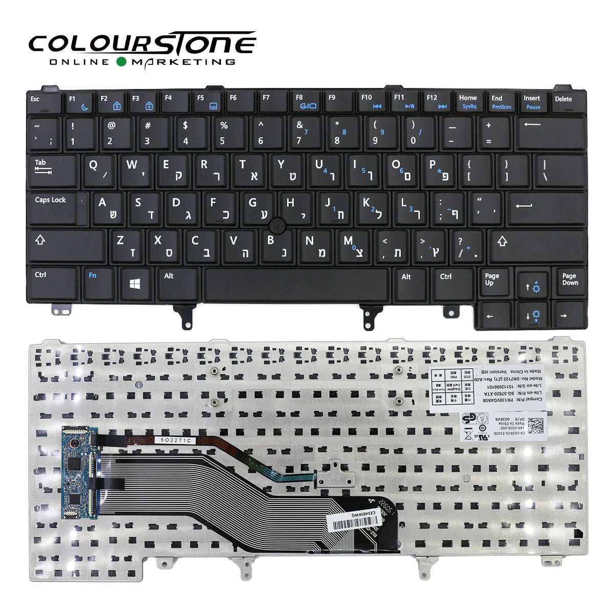 HB Laptop Backlit Keyboard For Dell Latitude E6220 E6230 E6320 E6330 E6430 E6420 E6430s E6420 0C7FHD Hebrew Notebook Keyboard
HB Laptop Backlit Keyboard For Dell Latitude E6220 E6230 E6320 E6330 E6430 E6420 E6430s E6420 0C7FHD Hebrew Notebook Keyboard