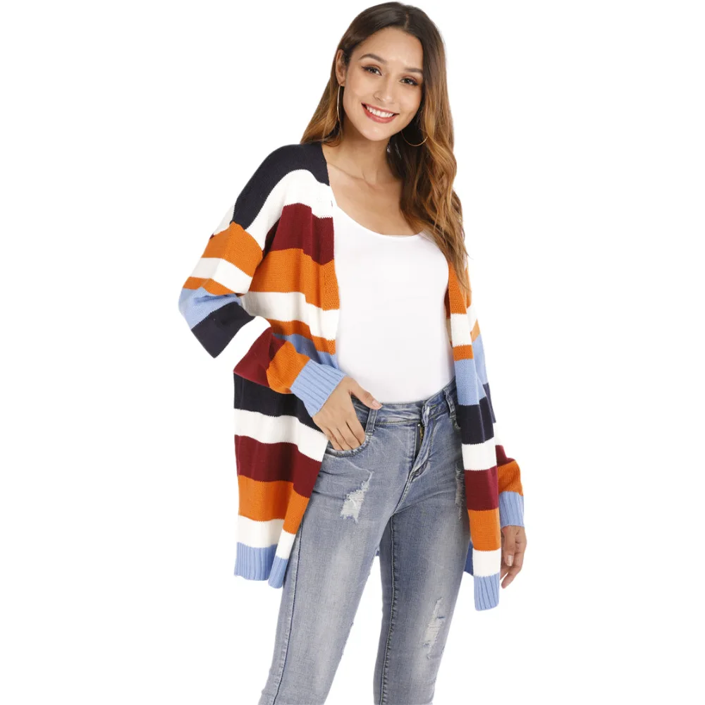 Plus Size Long Cardigan Women Fashion Sweater Striped Sweaters Long Sleeve Loose Cardigan Mujer Casual Woman Clothes
Plus Size Long Cardigan Women Fashion Sweater Striped Sweaters Long Sleeve Loose Cardigan Mujer Casual Woman Clothes