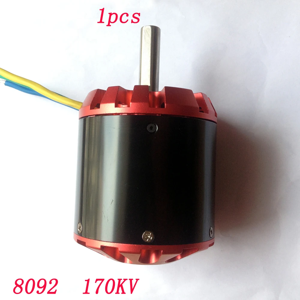 1pcs 8092 170KV Sensorless/Sensored Brushless Motor 6-14S High-power Large Torque for RC Fixed-wing Airplane Electric Skateboard
1pcs 8092 170KV Sensorless/Sensored Brushless Motor 6-14S High-power Large Torque for RC Fixed-wing Airplane Electric Skateboard