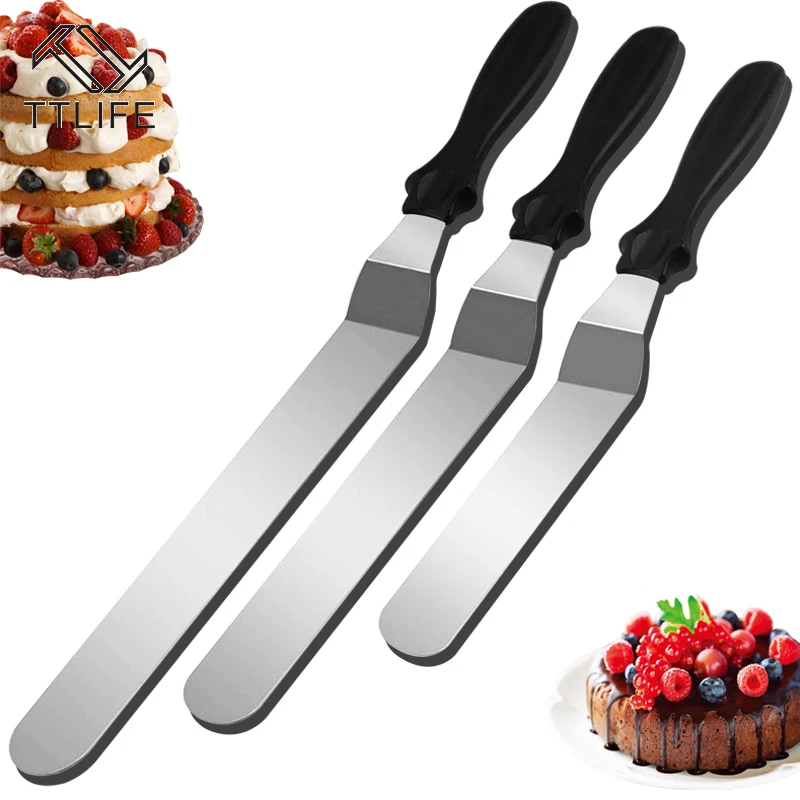 6/8/10 inch Stainless Steel Cake Spatula Butter Cream Icing Frosting Knife Smoother Kitchen Pastry Cake Decoration Tools
6/8/10 inch Stainless Steel Cake Spatula Butter Cream Icing Frosting Knife Smoother Kitchen Pastry Cake Decoration Tools