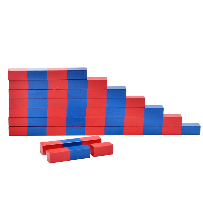 Montessori Mathematics Teaching Aids Home Edition Kindergarten Red And Blue Number Rods Monte Montessori Children ENLIGHTEN Earl
Montessori Mathematics Teaching Aids Home Edition Kindergarten Red And Blue Number Rods Monte Montessori Children ENLIGHTEN Earl