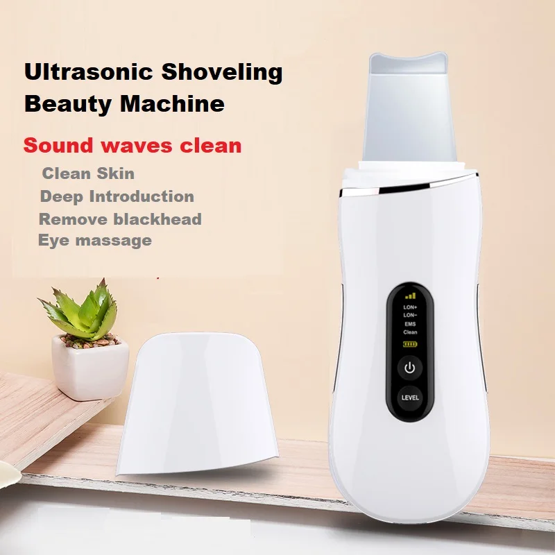EMS Ultrasonic Ion Skin Scrubber Deep Face Cleaning Devices Face Skin Care Beauty Machine USB Rechargeable Facial Skin Scrubber
EMS Ultrasonic Ion Skin Scrubber Deep Face Cleaning Devices Face Skin Care Beauty Machine USB Rechargeable Facial Skin Scrubber