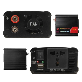 300W Power Inverter Converter DC 12V to 220V AC Cars Inverter with Car Adapter U90C
300W Power Inverter Converter DC 12V to 220V AC Cars Inverter with Car Adapter U90C