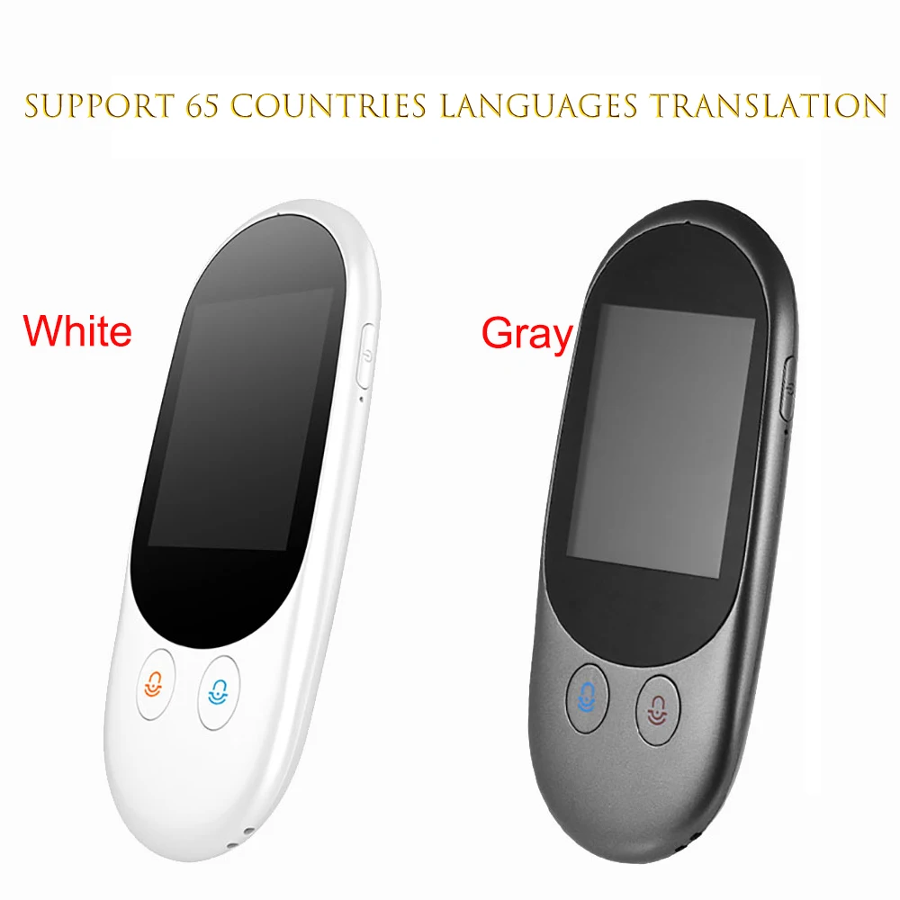 F1 Voice Translator Smart Portable Double MIC Real-Time 65 Languages Offline Translation 150H Standby Noise Reduction Translator
F1 Voice Translator Smart Portable Double MIC Real-Time 65 Languages Offline Translation 150H Standby Noise Reduction Translator