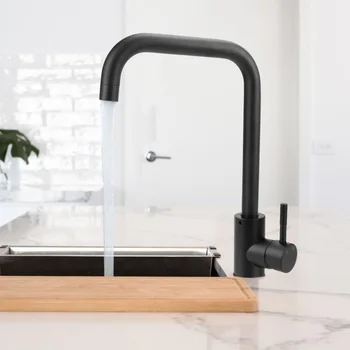 Kitchen Faucet 360 Rotate Hot and Cold Deck Sinks Black Single Handle Pull Down Water Mixer Tap Kitchen Stainless Steel Faucet
Kitchen Faucet 360 Rotate Hot and Cold Deck Sinks Black Single Handle Pull Down Water Mixer Tap Kitchen Stainless Steel Faucet