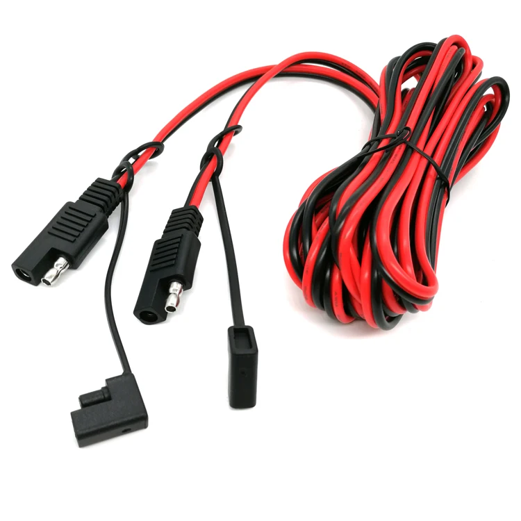 12FT 16AWG 2 Pin SAE to SAE Extension Cable Heavy Duty DC Cord Quick Disconnect SAE Connector Wire Harness With Dust Cap
12FT 16AWG 2 Pin SAE to SAE Extension Cable Heavy Duty DC Cord Quick Disconnect SAE Connector Wire Harness With Dust Cap