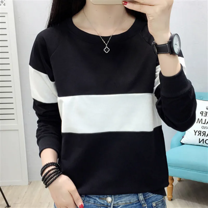 Women Clothing 2019 Cotton T Shirt Solid Color O-Neck Long Sleeve Autumn New Fashion Tops Plus Size M-3XL Casual Ladies Top Tees
Women Clothing 2019 Cotton T Shirt Solid Color O-Neck Long Sleeve Autumn New Fashion Tops Plus Size M-3XL Casual Ladies Top Tees