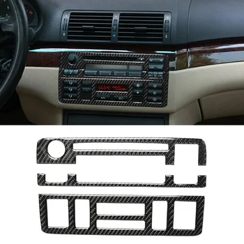 3pcs Center Trim stickers Car Auto Control Carbon Fiber For BMW 3 Series E46 1998-2005
3pcs Center Trim stickers Car Auto Control Carbon Fiber For BMW 3 Series E46 1998-2005