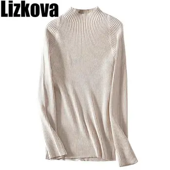 Autumn Winter Woman Wool Cashmere Warm Sweaters White Rib Knitted Slim Knit Tops Half Turtlneck Knitwears
Autumn Winter Woman Wool Cashmere Warm Sweaters White Rib Knitted Slim Knit Tops Half Turtlneck Knitwears